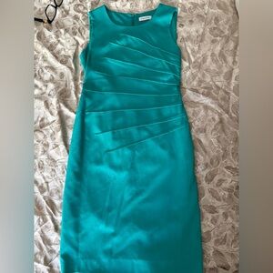 Calvin Klein Teal Midi Dress